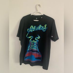 Front and Back Adidas Shoe Tee